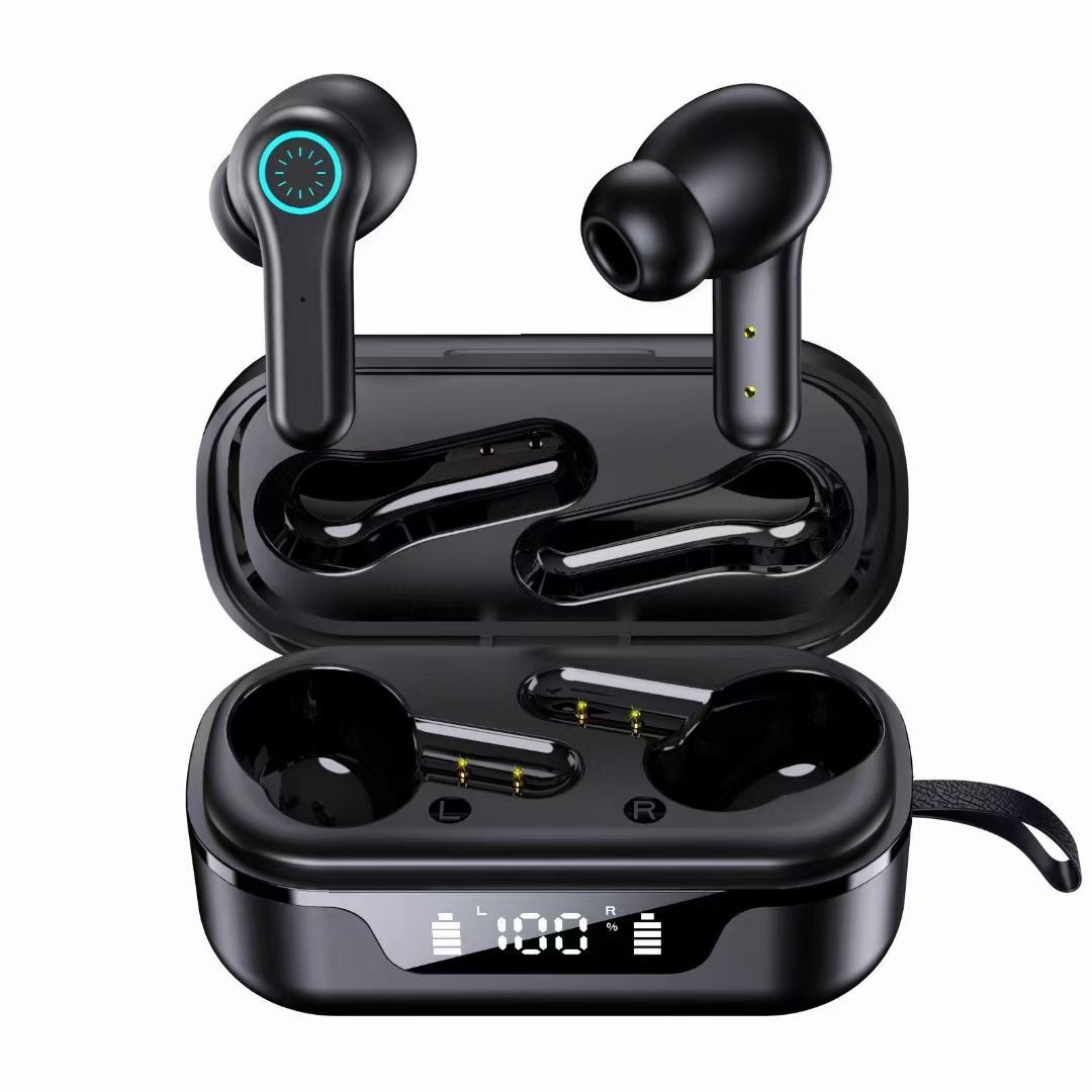 AZPEN NVEE Pro Upgraded True Wireless Earbuds, Waterproof, Ergonomic Stay in Design, Rich Sound and Heavy Bass, with Easy Pairing